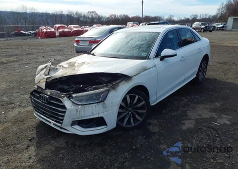 2021 Audi A4 Premium 40 Tfsi Quattro S Tronic z USA, uszkodzony, nr VIN WAUABAF49MA027337